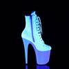 Pleaser - FLAMINGO1020LG Bottes de plateforme, Pole dance chaussures - Blanc Product image